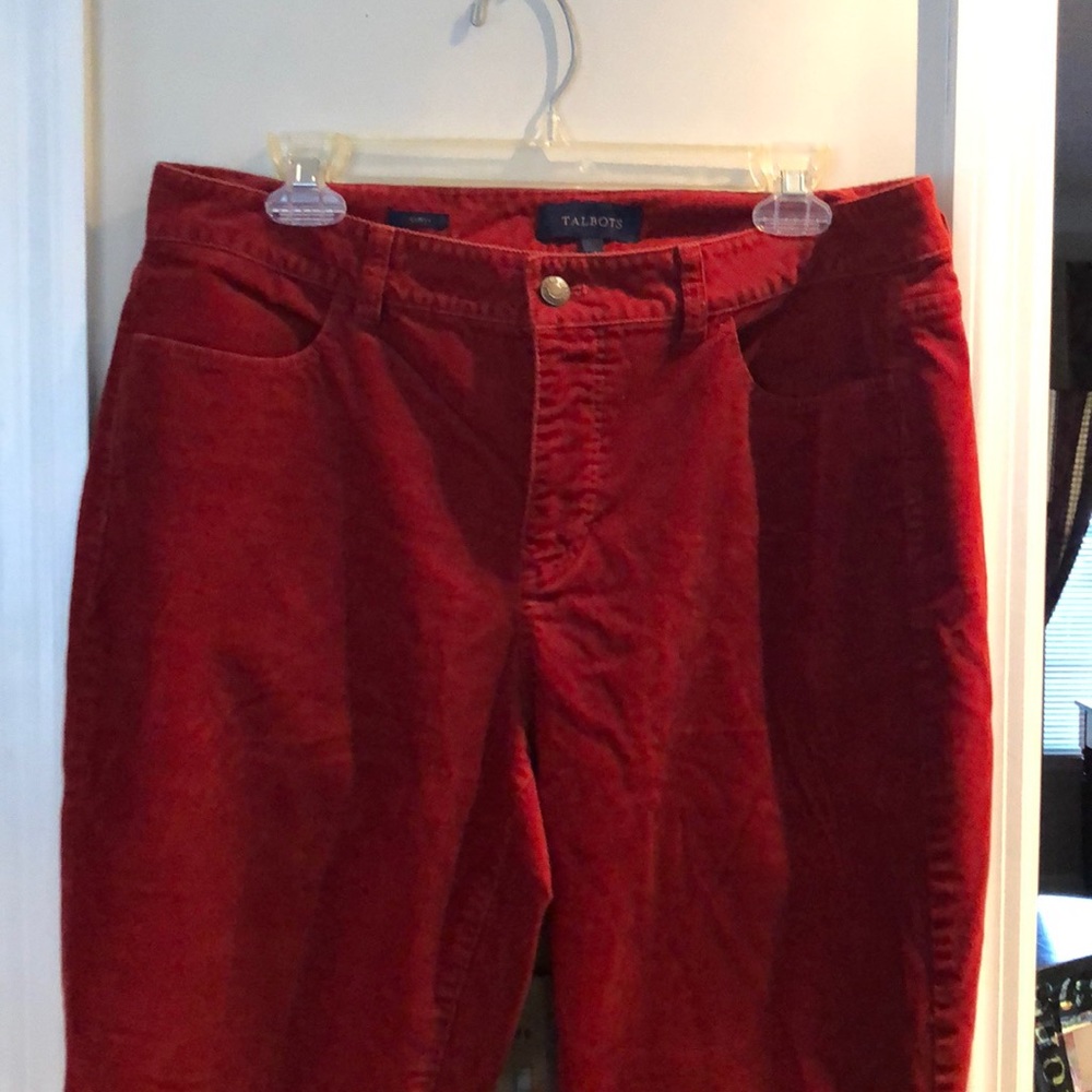 Burgundy pants